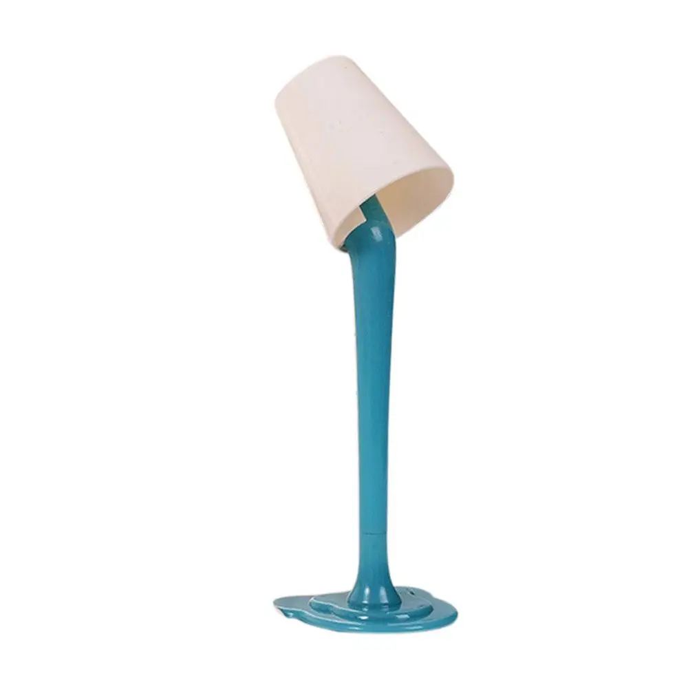 

Creative desk lamp dual purpose ballpoint pen cute little night light modeling plastic fun student pen color random(Blue+yellow+