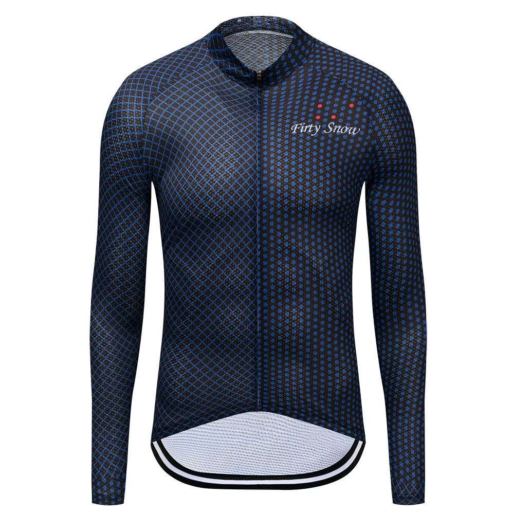 Firty Snow Men's Summer Spring Long Sleeve Cycling Jersey Quick Dry