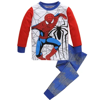 

Baby Boys Spiderman Sports Suit 2pcs Christmas Tracksuits Children Kids Clothing Sets Clothes Blouse Shirt Pant Pajamas Set