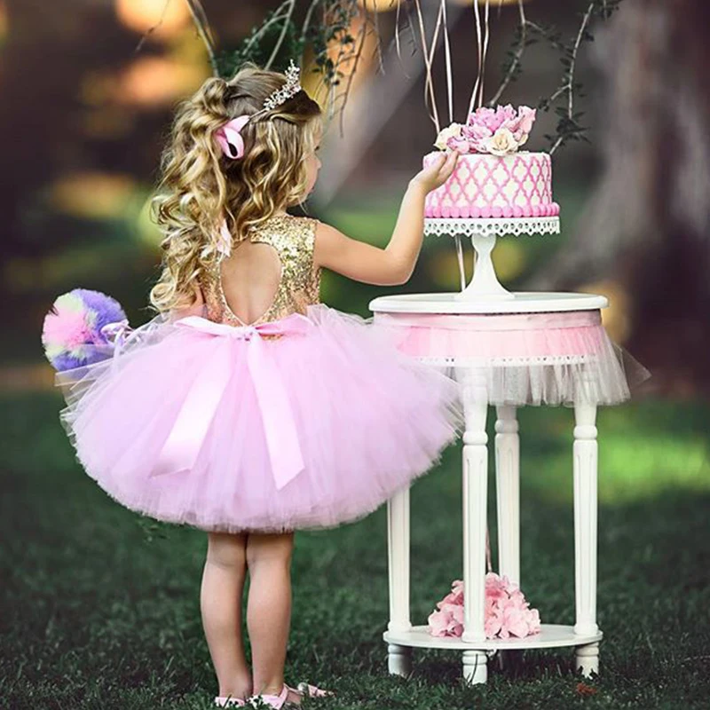 

1 Years Birthday Dress Cute 2019 Summer New Princess Party Gown for Girls Children Clothes Baby Dresses for Weddingy Girl Dress