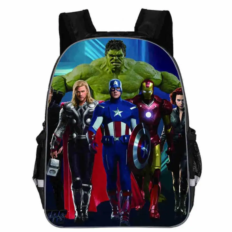 Рюкзак Mochilas Avengers для мальчиков подростков 11 16 дюймов школьный рюкзак с героями