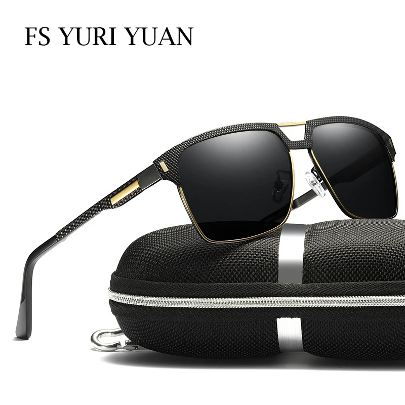 FS YURI YUAN винтажные мужские спортивные очки наивысшего качества мужские HD поляризованные очки для рыбалки модные очки для вождения 8752