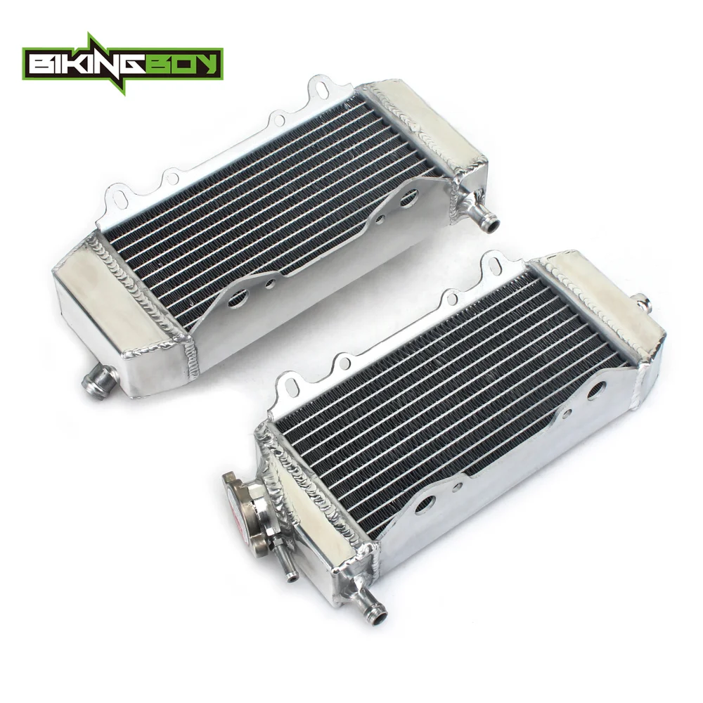 

BIKINGBOY Aluminium Core L / R New MX Offroad Motorcycle Engine Radiators Cooler Cooling For Kawasaki KX250F 04 05 2004 2005