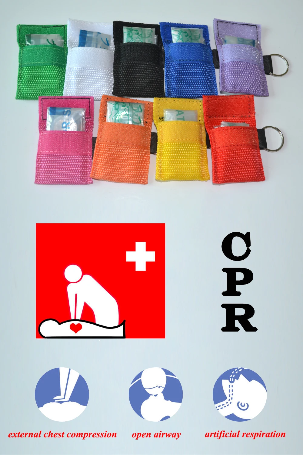 10 шт./партия черная реанимационная маска для ключей CPR Life, брелок для ключей, аварийный набор, аптечка или инструмент для обучения