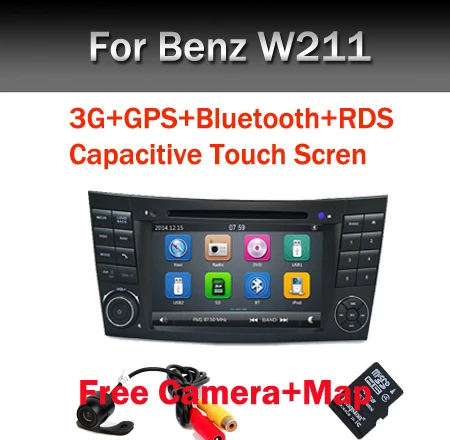 2016 Новый 2 Din Dvd-плеер Автомобиля Для Mercedes-Benz E Class W211 W209 W219 Радио Стерео Система