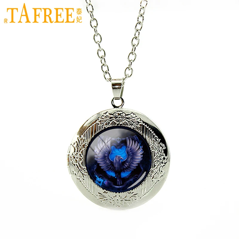 

Souvenirs creative gift Hot Harry Potter Hogwarts Gryffindor Slytherin Ravenclaw Hufflepuff Schools jewelry locket pendant N520