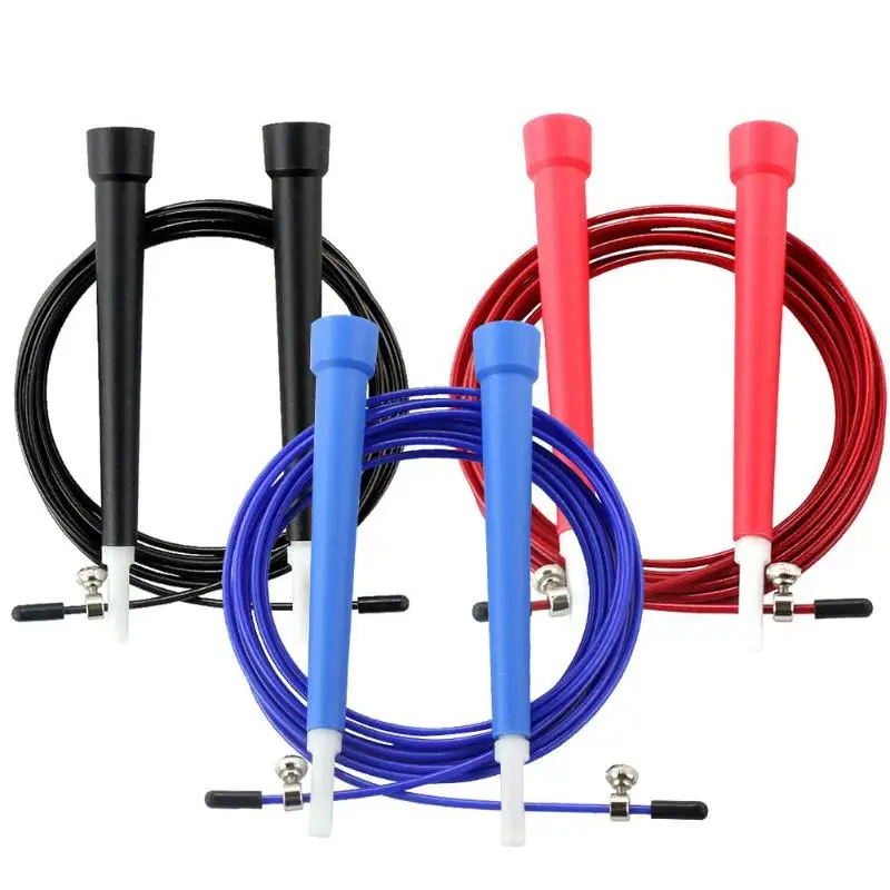 3m/10ft Adjustable Skip Rope Steel Wire Speed Skipping Rope Adult