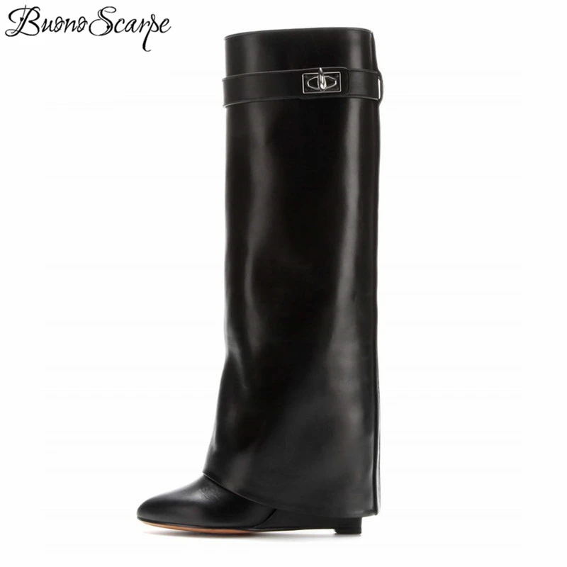 bottines noires hautes