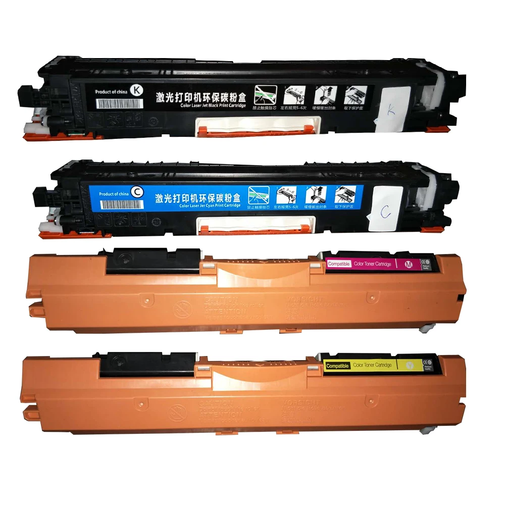 

4X High quality 130A CF350A CF351A CF352A CF353A color toner cartridge Replacement for HP laser jet Pro MFP M176n M177fw Printer