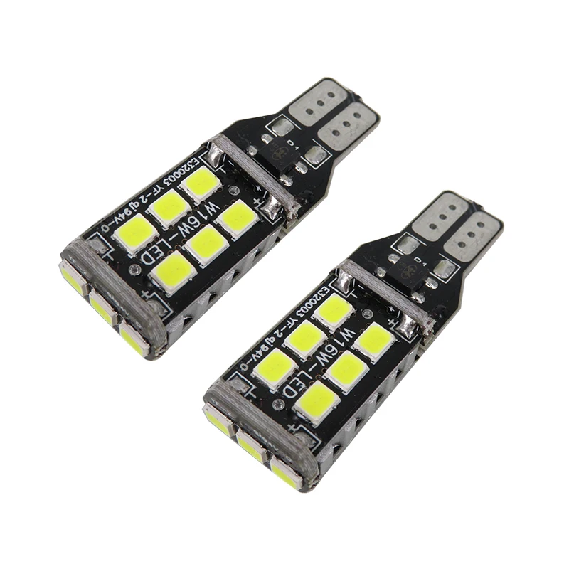 WLJH 1 шт. W16W T15 светодиод 912 921 Canbus без ошибок Samsung светодиодный чип 2835 12 в