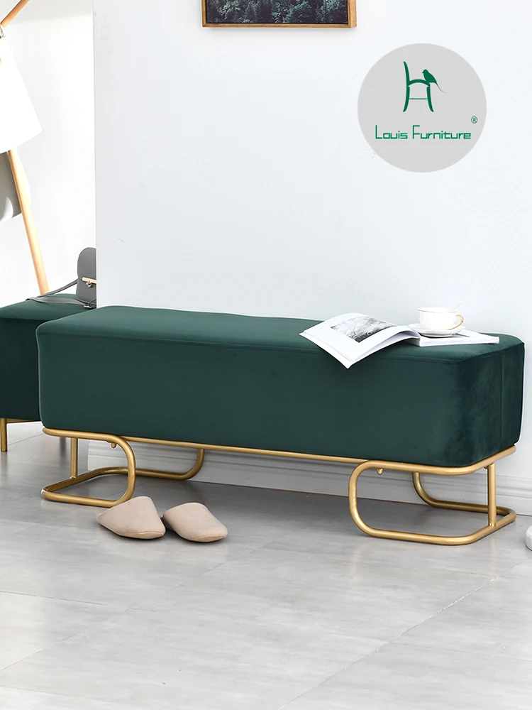 

Louis fashion Shoe Cabinets bench modern doorway wear footstool into door, shoe cabinet, clothing store sofa, stool