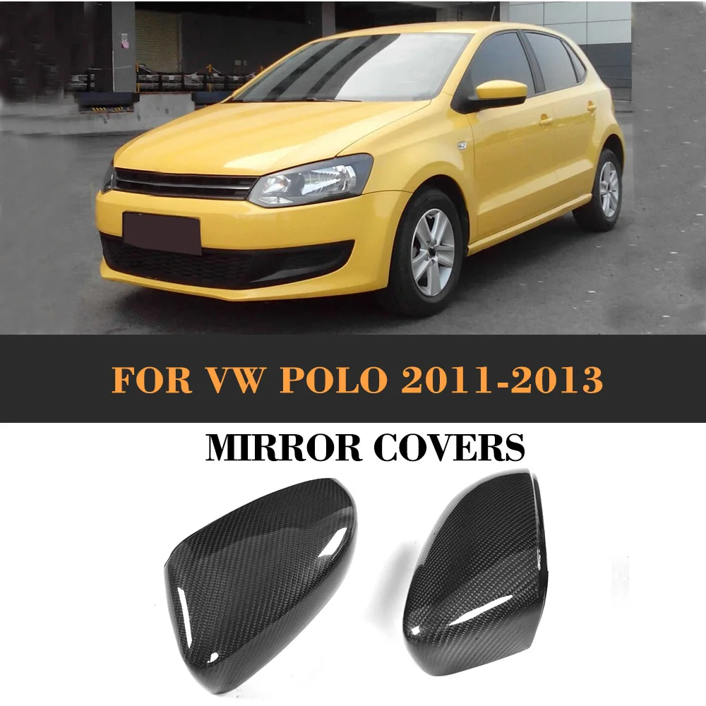 Real Carbon fiber Replacement Side Rearview Mirror Covers Caps Shell