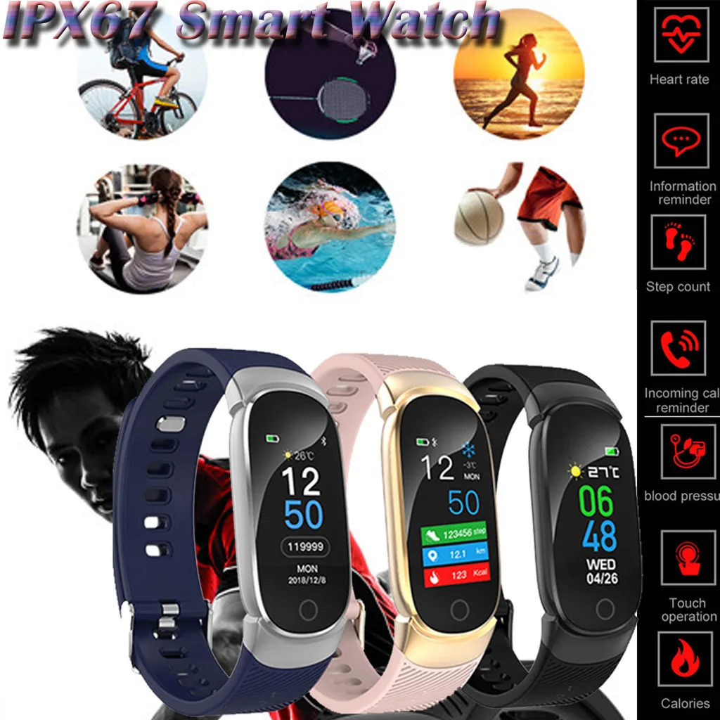 QW16 Smart Watch Sports Fitness Activity Heart Rate Tracker Blood Pressure Watch