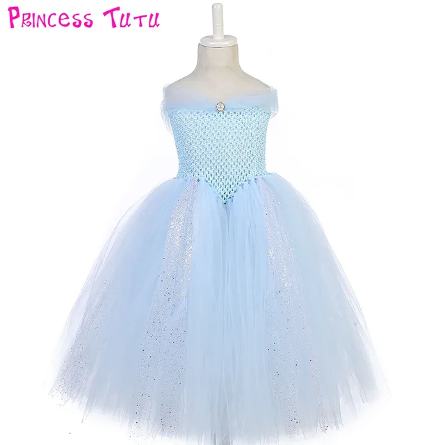 Light Blue V Neck Princess Birthday Party Tutu Dress S Stunning Light Blue V Neck Princess Birthday Party Tutu Dress S Stunning Glittery Sparkle Inspired