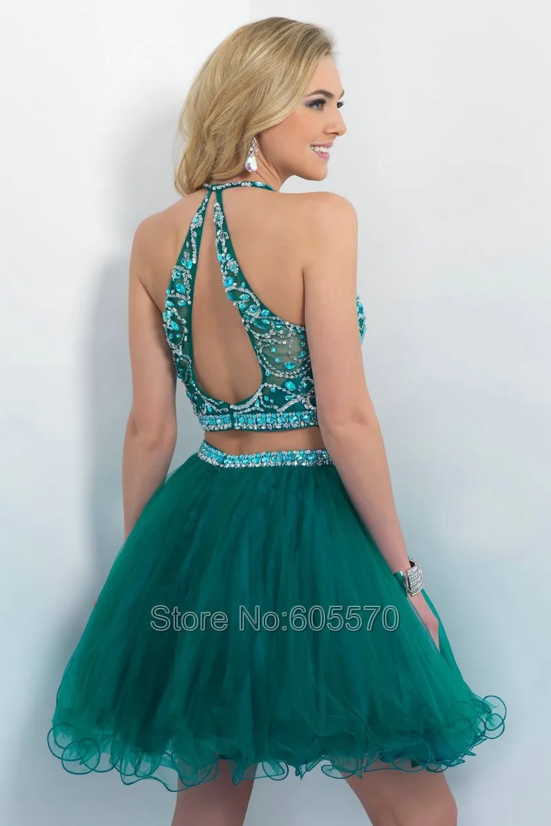 Short Emerald Homecoming Dresses