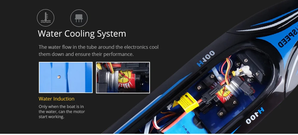 7.Skytech H100 2.4GHz 4-channel High Speed Boat with LCD Screen Transmitter