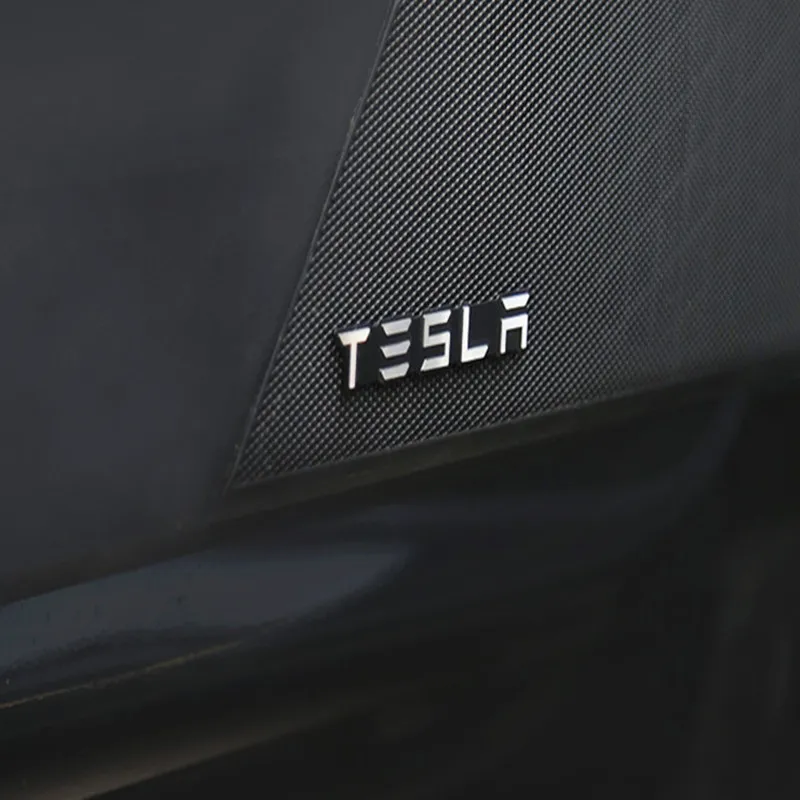 4 шт. декоративные наклейки из алюминиевого сплава для Tesla Model 3 2018 2019|Наклейки