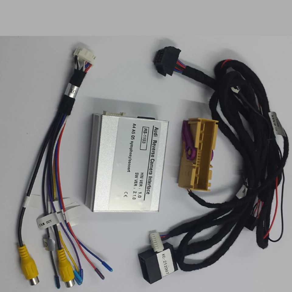 Car Smart Front Camera And Rear Camera Video Interface For Audi A4 A5 Q5 Symphony Concert Without MMI Parking Guidelines Car Smart Front Camera And Rear Camera Video Interface For Audi A4 A5 Q5 Symphony Concert Without MMI Parking Guidelines