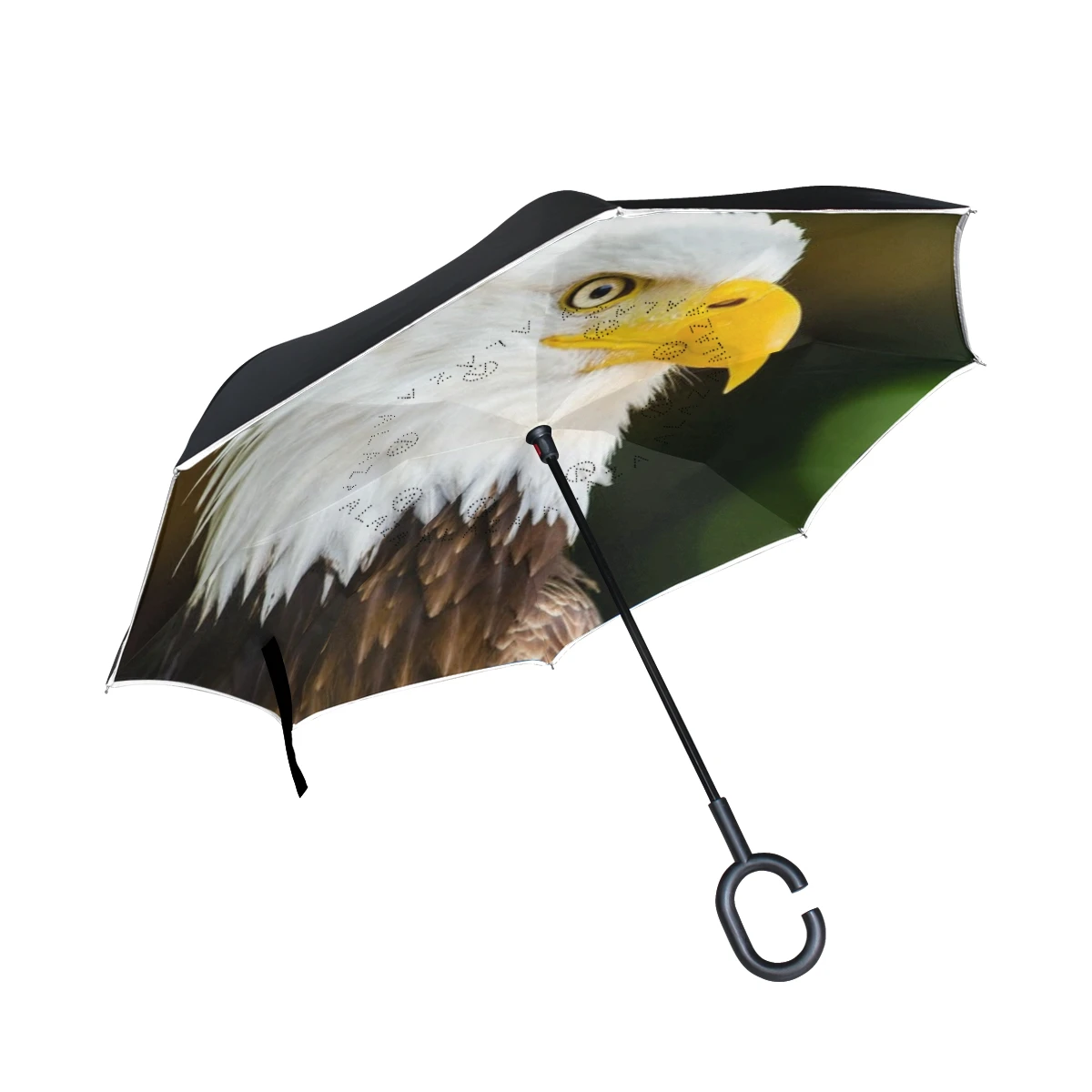 

Susino Windproof Double Layer Folding Inverted Umbrella Self Stand Upside-Down Rain Protection Car Reverse Umbrellas C-Shaped