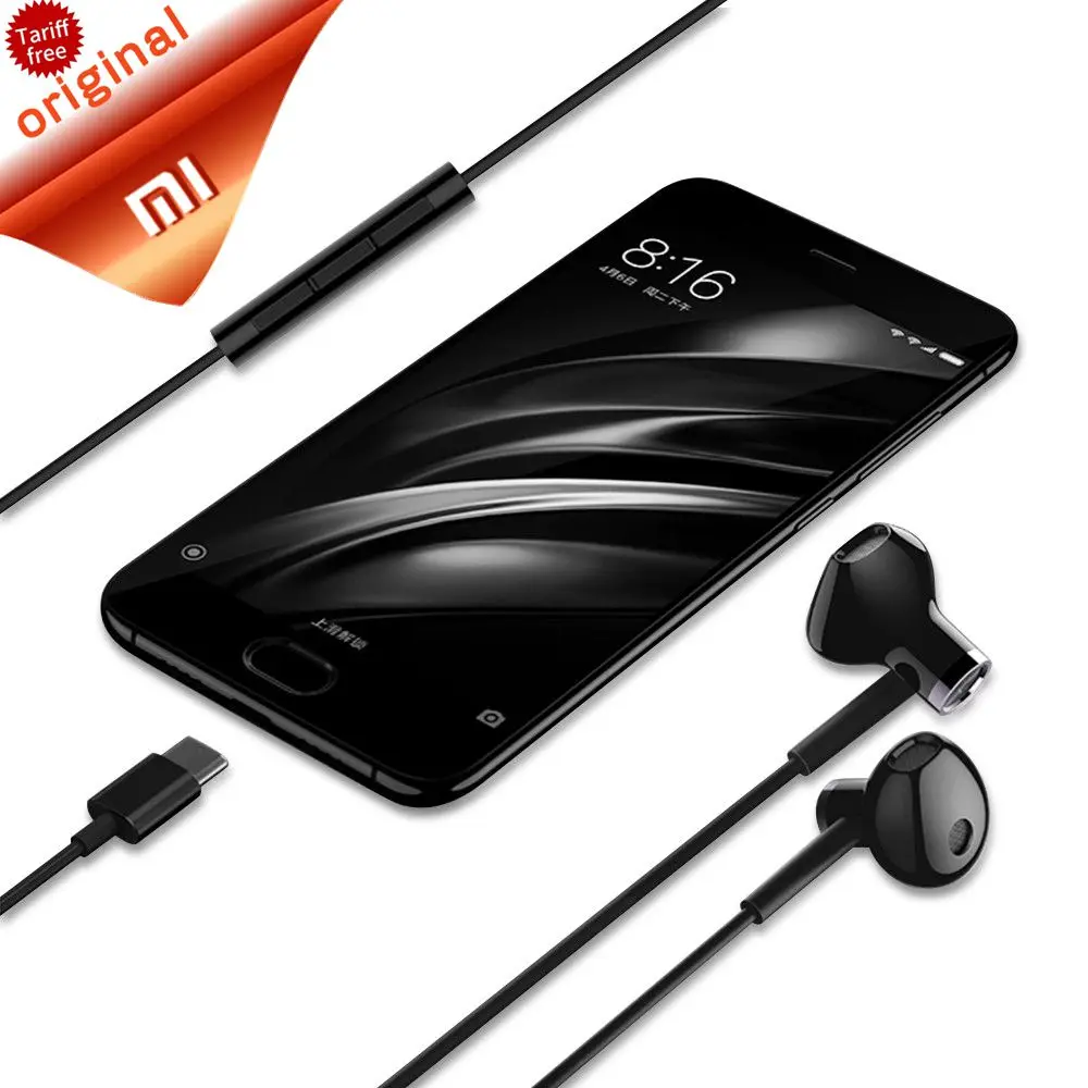 2018 Новинка Xiao mi Hybrid DC наушники-вкладыши с разъемом usb type-C проводное управление MEMS
