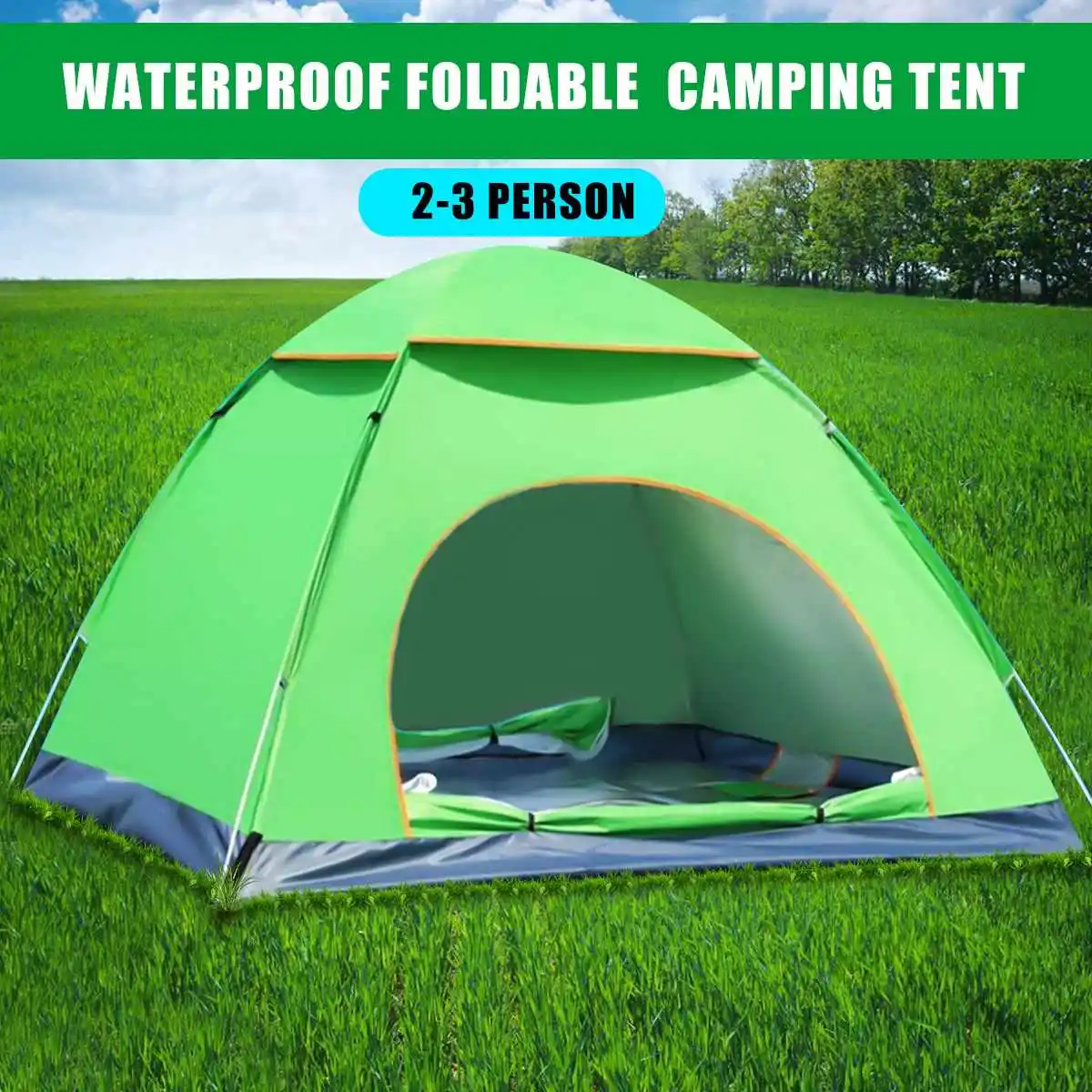 Portátil ao ar Dobrável à Prova Barraca de Viagem Pessoa Livre Barraca Dwaterproof Água Automático Instantâneo Aberto Acampamento Caminhadas Pesca Anti uv Sun Sombra 2-3 4 dobrável à prova dwaterproof água automático instantâneo