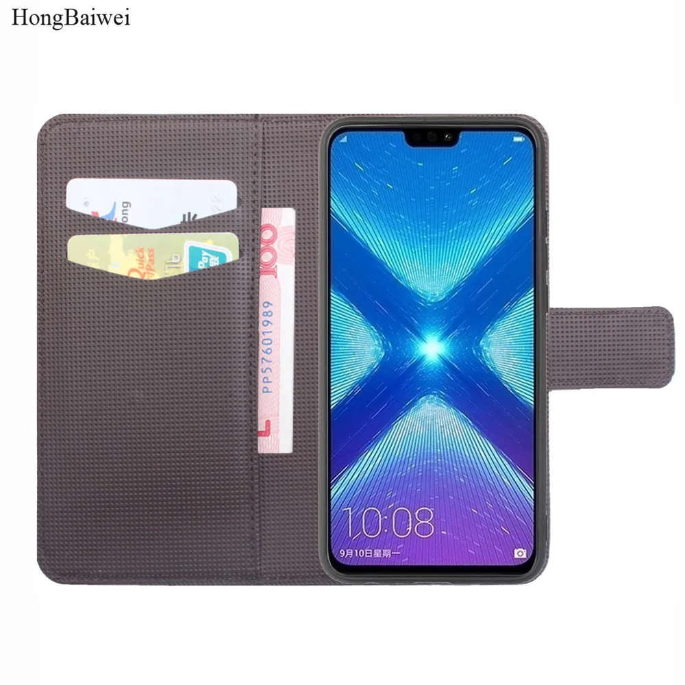 Чехол для Huawei Honor 8X чехол с откидной крышкой и подставкой кожаный телефона