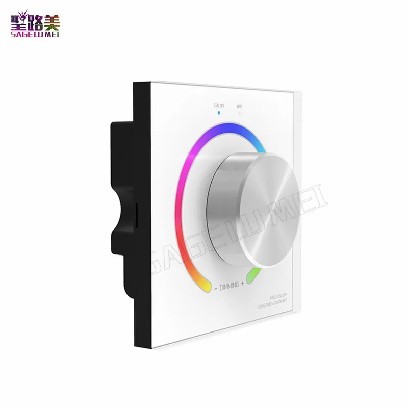 

AC110V-220V LTECH DX63 RGB DMX512 led controller console wall mounted knob panel + wireless RF 2.4g DMX controller For led strip