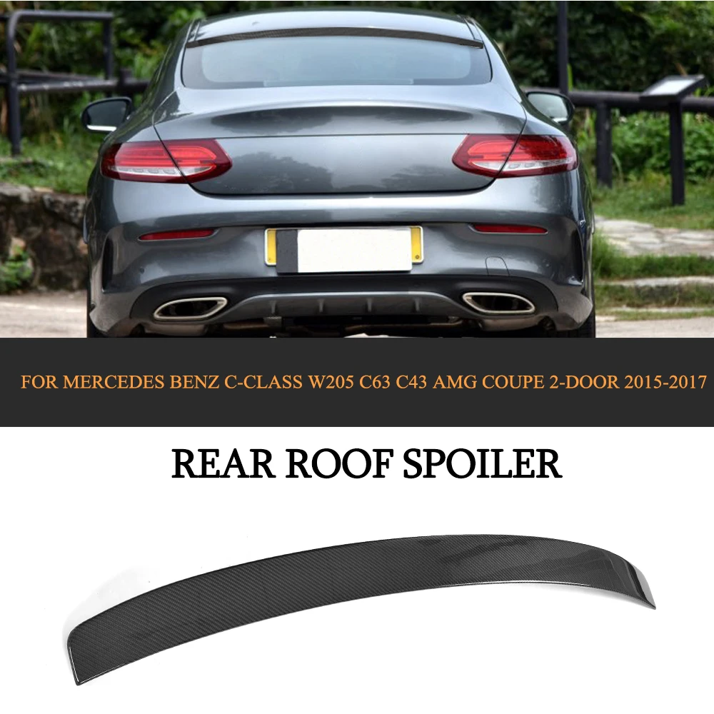 Спойлер на крышу заднего багажника из углеродного волокна для Mercedes Benz C Class C205 C63 C43