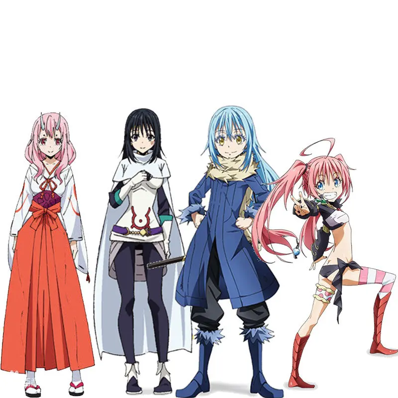 Cosroad That Time I Got Reincarnated as Slime Cosplay Milim Nava Rimuru Tempest Shuna Shizu Cosplay Wig  (7)