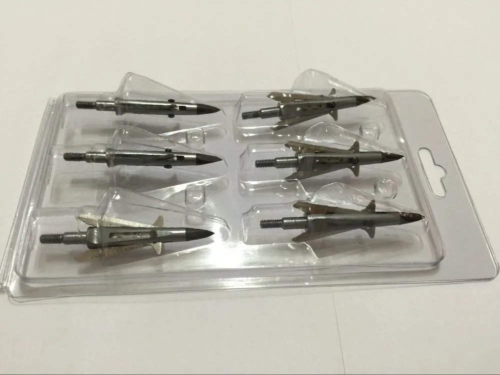 6PK high quality killzone arrow heads 100 grain trophy arrow broadheads