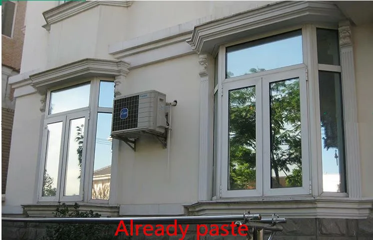 Изоляционная пленка для окон, солнцезащитный экран, стеклянная пленка для дома, отражающая пленка, односторонняя перспективная, для балкона, для кухни, Солнцезащитная пленка, наклейки