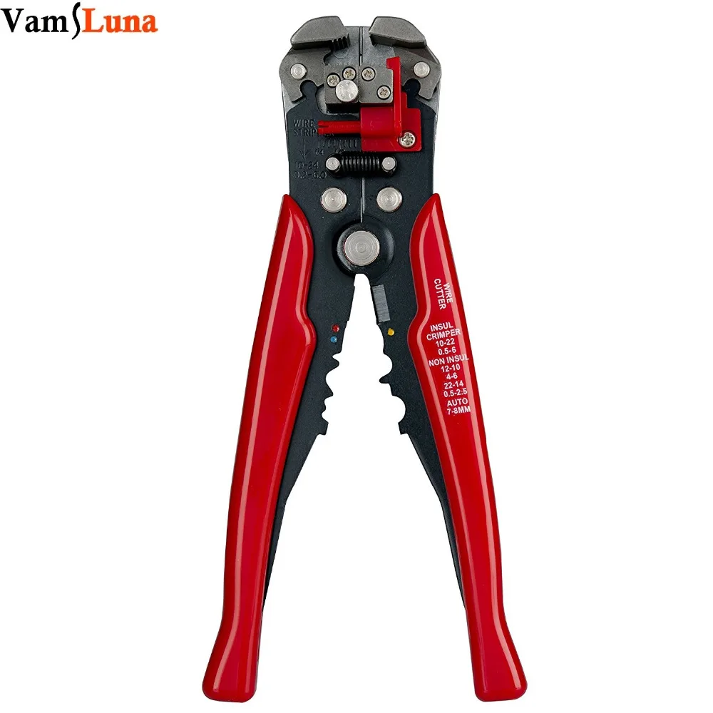 

Automatic Self-Adjusting Insulation Wire Cable Stripper, Wire Cutting And Wire Crimping Multi-use Electrical Wiring Tool