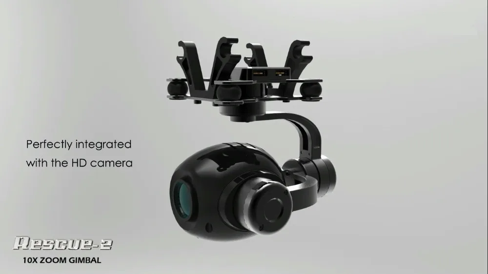 US $678.94 Rescue2 10x Zoom HD Camera Gimbal This is new professional gimbal designed in 2017 for rescue and search purposes