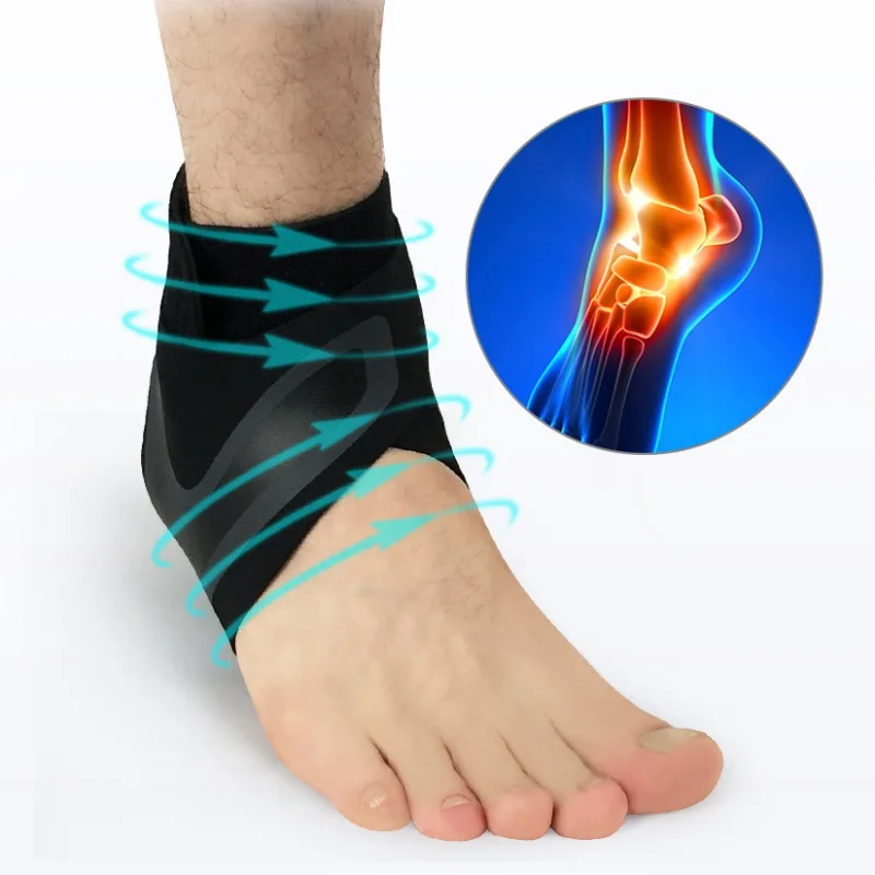 

Ankle Support Socks Men Women Lightweight Breathable Compression Anti Sprain Left / Right Feet Sleeve Heel Cover Protective Wrap