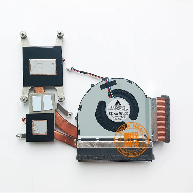 

New CPU Cooler Heatsink Fan For Lenovo ThinkPad T520 T520I Discrete Graphics Radiator 04W1578 04W1579 04W0439 KSB06105HA -AG10
