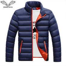 VISADA JAUNA, мужской пуховик, хлопковая куртка, пальто, однотонный цвет, бренд, Дикий Мягкий, Осень-зима, мужская мода, большой размер 6XL, N5107
