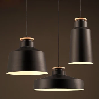 

Simple black and white classic lamp chandelier light creative modern home pendant lamp