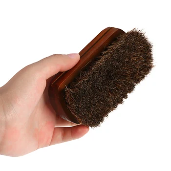 

Professional Men's Beard Brush Natural Horse Hair Male Mustache Shaving Brush Wooden Handle Facial Hair Brush