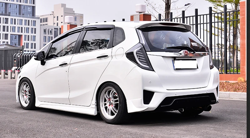 Задний спойлер для Honda GK5 Fit / Jazz 2014 2015 2016 2017 высококачественный задний из АБС