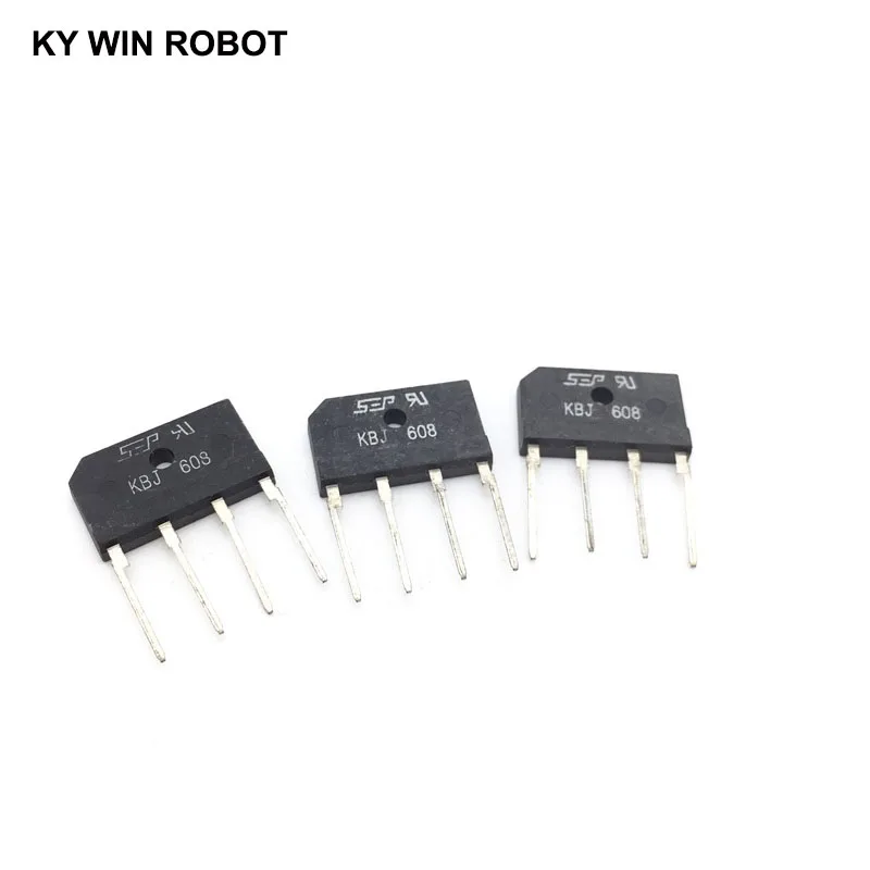 5PCS 6A 800V DIP-4 diode bridge rectifier KBJ608