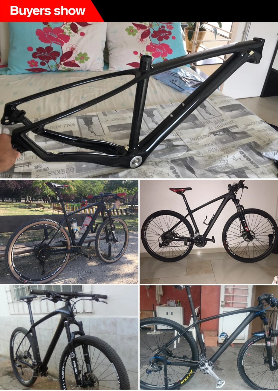 Excellent carbomania Carbon Mountain Bike Frame 29er Chinese Carbon mtb Bicycle Frame T800 Carbon Fibre Frame Bike 29inch carbon frame BSA 32 Excellent carbomania Carbon Mountain Bike Frame 29er Chinese Carbon mtb Bicycle Frame T800 Carbon Fibre Frame Bike 29inch carbon frame BSA 32