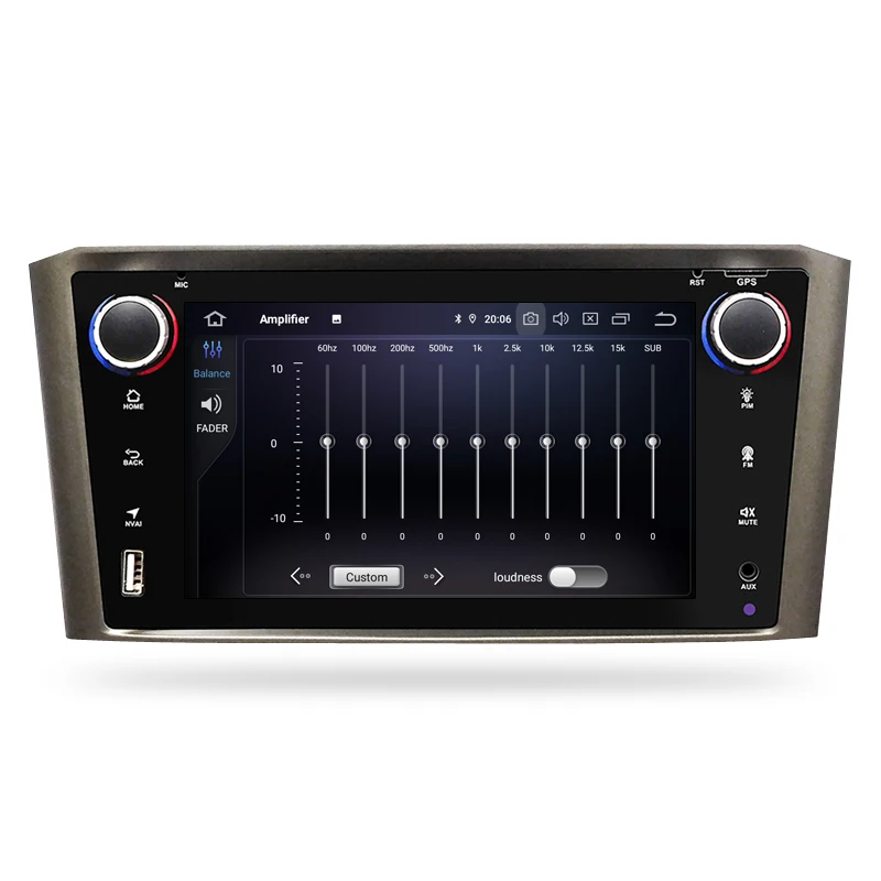 Clearance Android 9.0 IPS 2G RAM Car DVD Stereo Player For Toyota Avensis/T25 2003-2008 Car PC Head 1 Din GPS Navigation Video Multimedia 2
