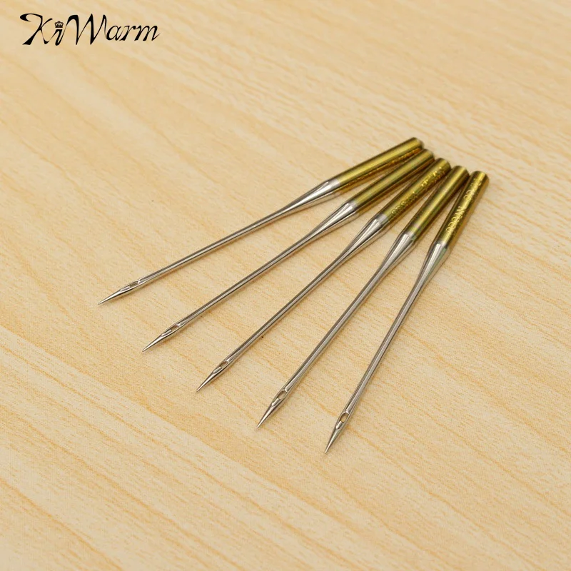 KIWarm 5Pcs Sewing Needles Domestic Sewing Machine Needles Super