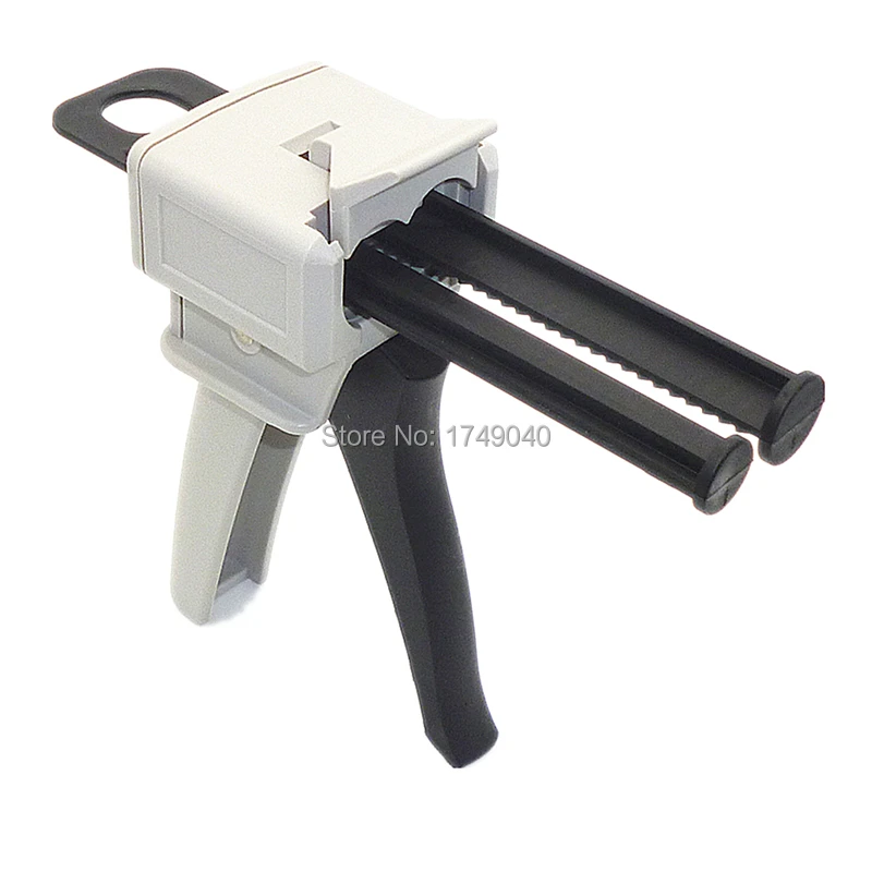 

New 50ml Two Component AB Glue Dispensing Gun Caulking Cartridge Dispenser Mixed 1:1 And 2:1 AB Epoxy Glue Gun Applicator Glue