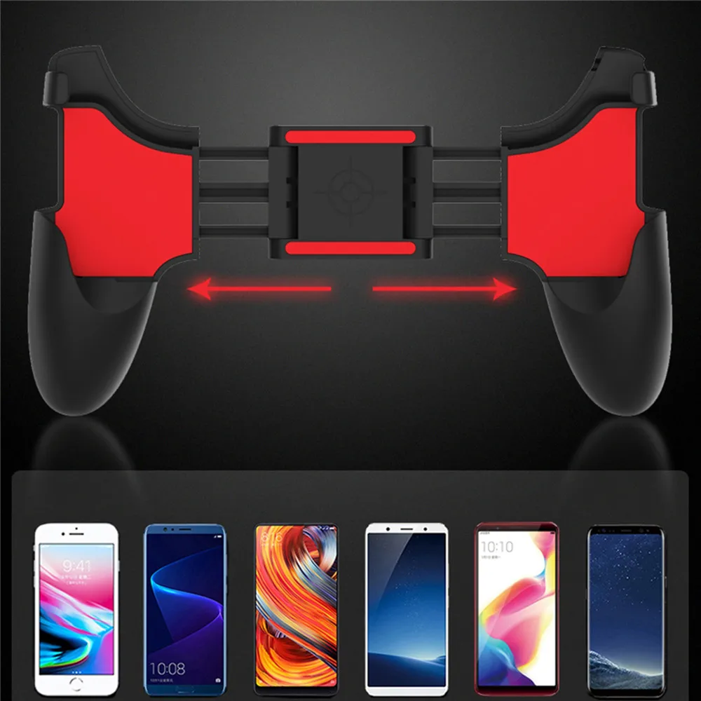 Kopen Mobiele Telefoon Game Controller Houder Gamepads Handvat Grip Clip Stand Voor iPhone 8 plus Smartphone Gaming Joystick Beugel