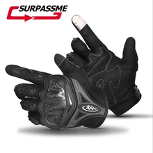 Luvas da motocicleta Dos Homens de Corrida de Ciclismo de Verão Motocross Moto Moto Luva Dedo Cheio Da Bicicleta Proteger Motocicleta Guantes