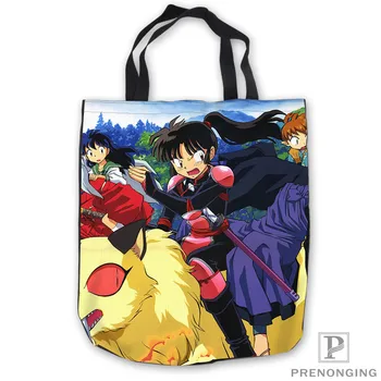 

Custom Canvas InuYasha full Tote Hand Bags Shopping Bag Casual Beach HandBags Foldable 180713-03-46.11