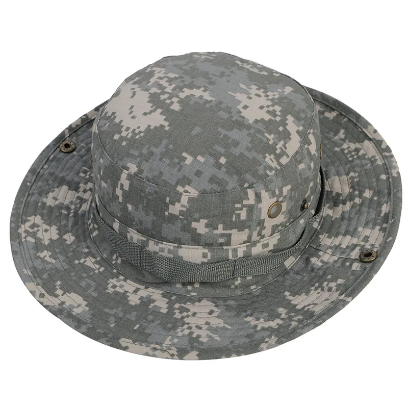 Hunting Hats For Men Mens Camo Military Boonie Cap Sun Brim Bush Army Fishing Hiking Bucket Hat Lot E Woodland Camo Boonie Hat