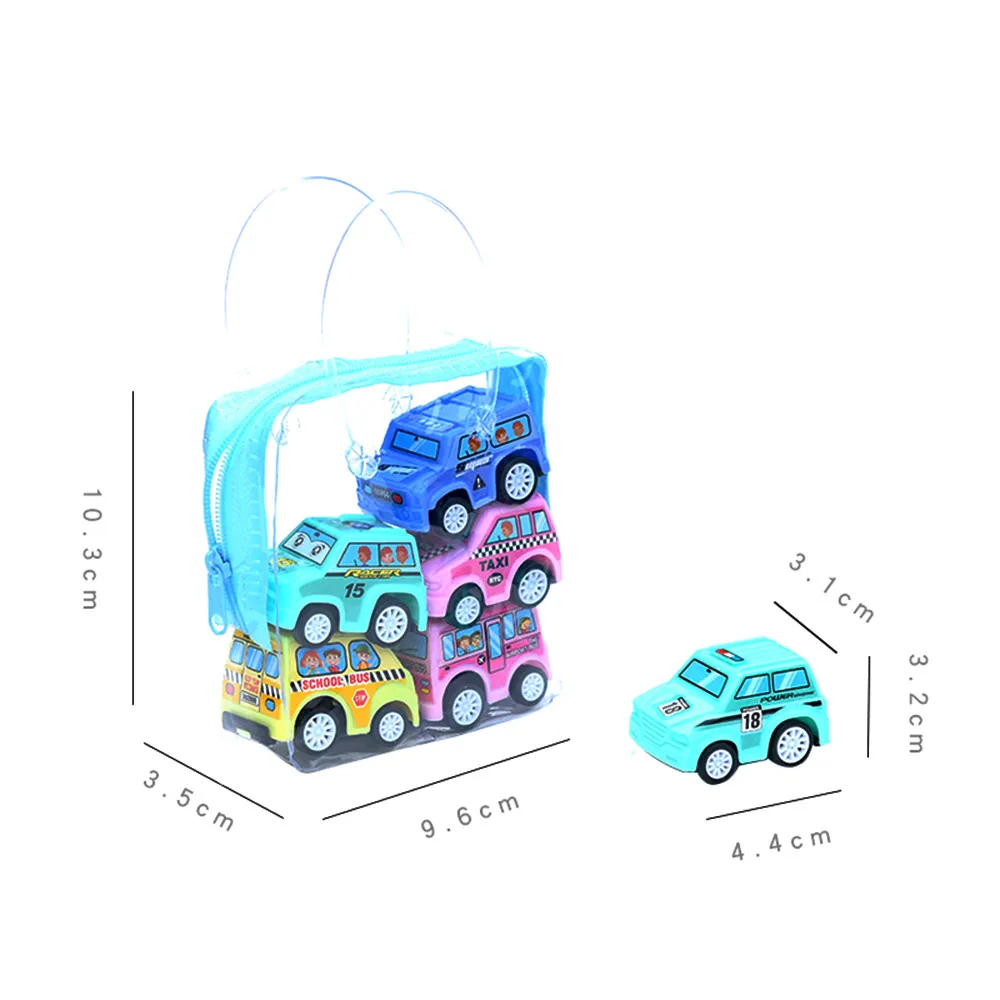 Обучающая игрушка трейлер 6 шт. имитирующая Гоночная машина для грузовика Развивающие и обучающие игрушки для детские автомобили подарок Прямая 30S874
