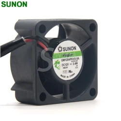 SUNON-ventilador de refrigeración para servidor, GM1204PKVX-8A 4020, 12V, 2,4 W, 2 cables